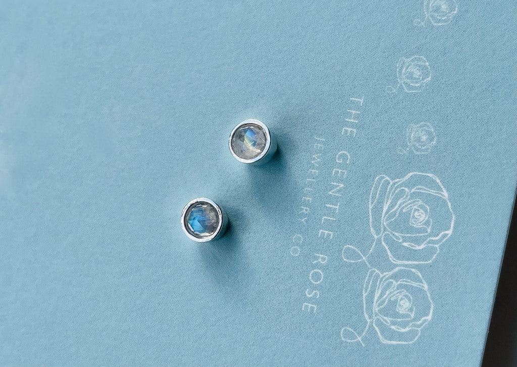 Moonstone Rhapsody Stud Earring