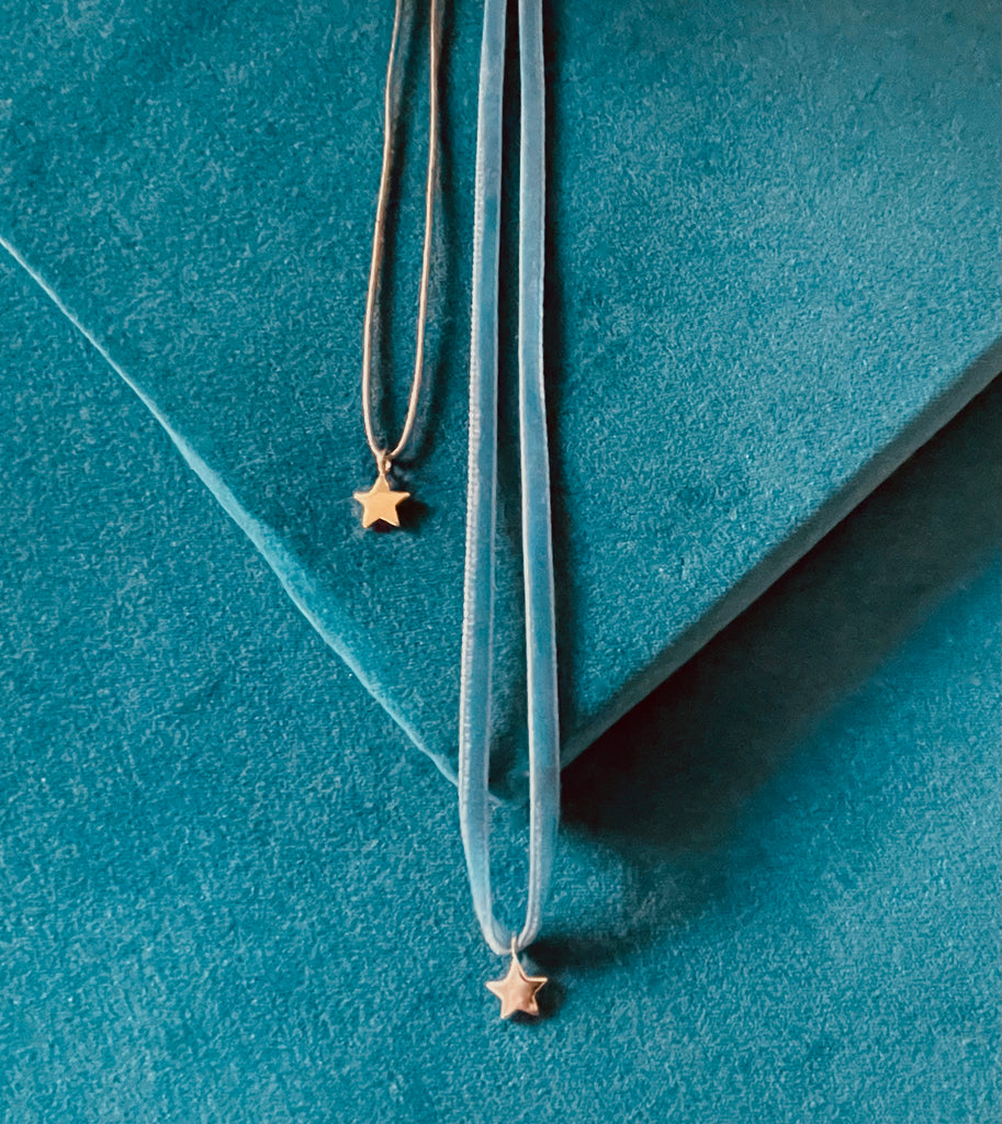 Star on Clay Leather Pendant