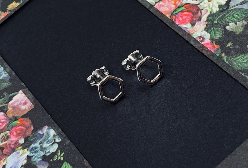 Honeycomb Ear Studs