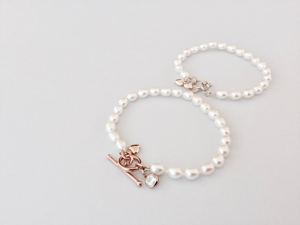 Soft White Pearl Bracelet