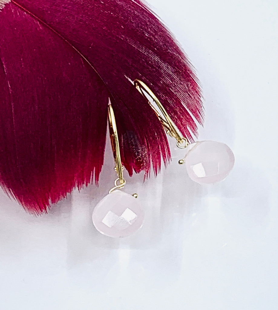 Pink Chalcedony Dewdrops
