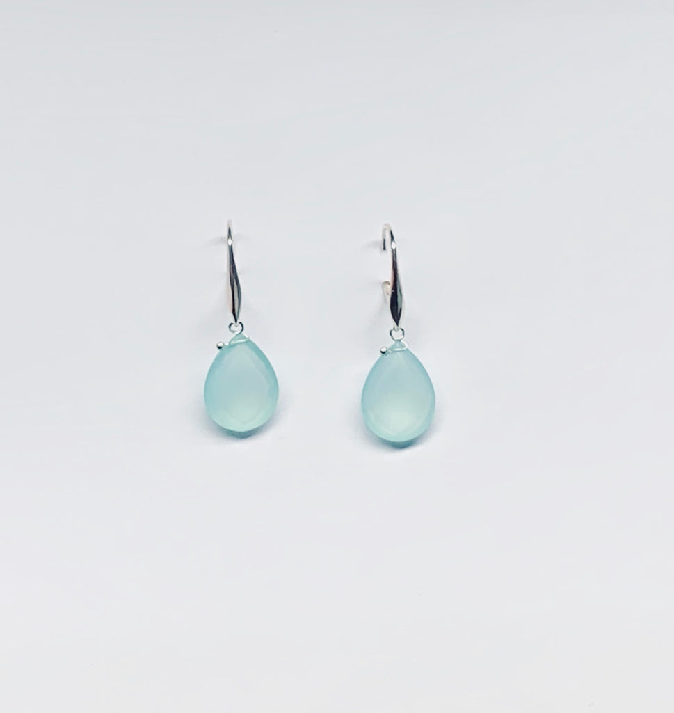 The Swan Chalcedony Earrings