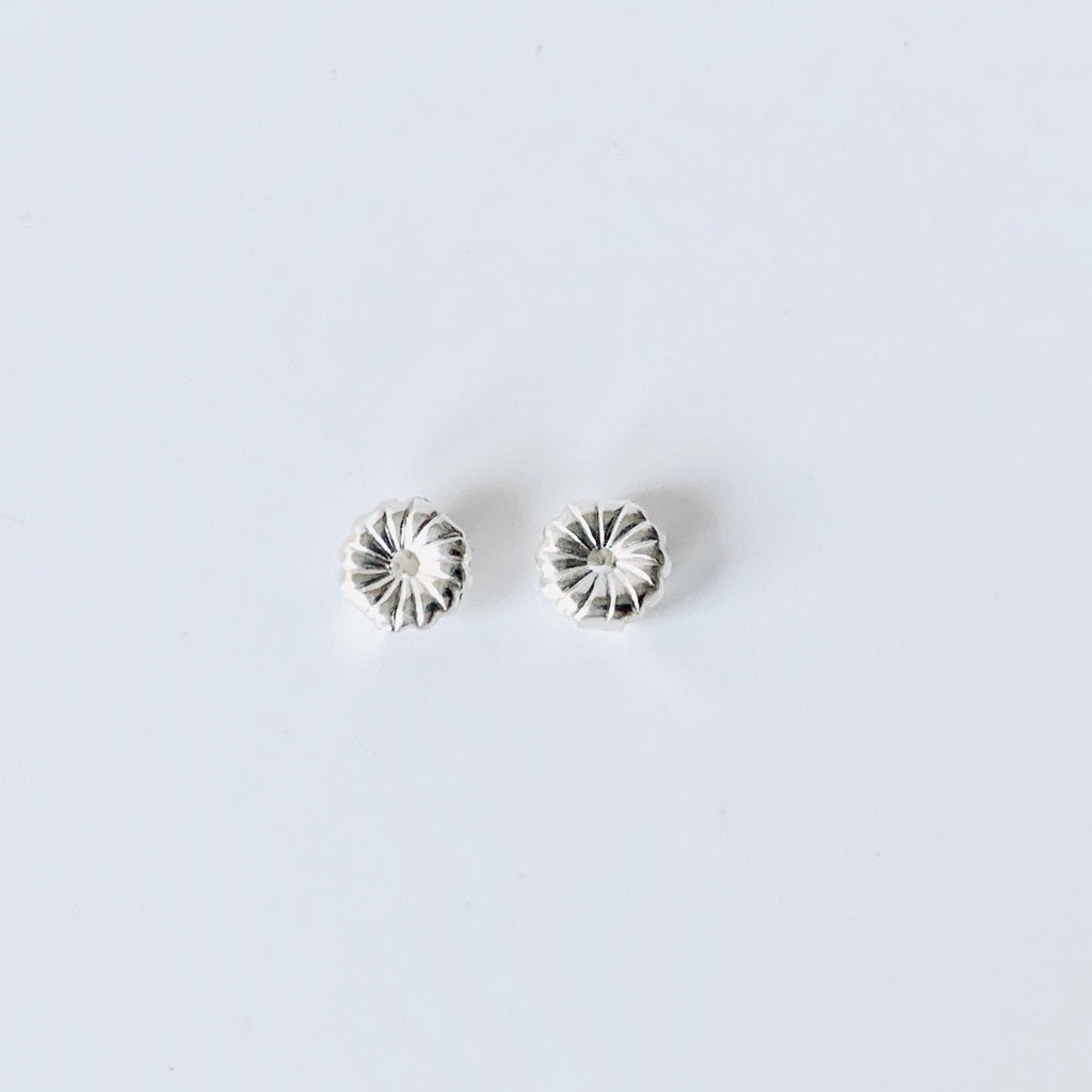 Dew Drop Button Earring